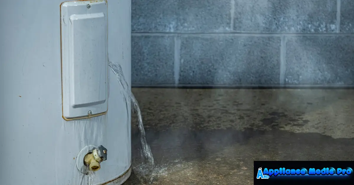 Water Heater Leaking From Valve