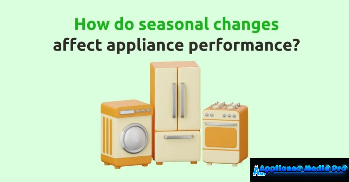 Appliance Performance Drop Causes