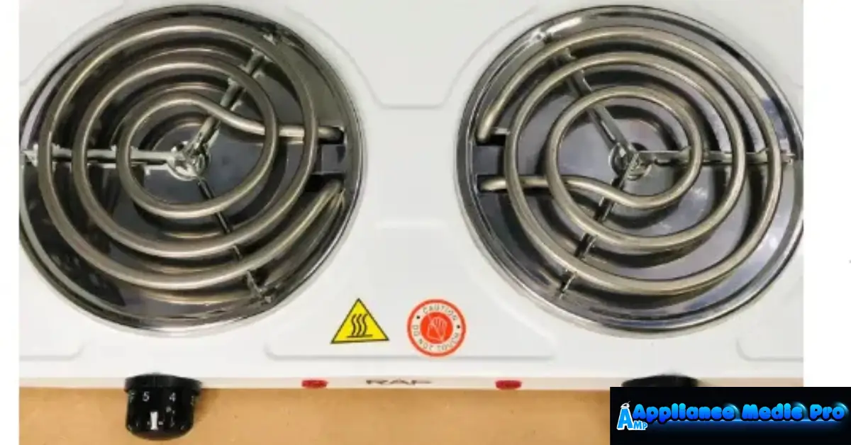 White Electric Stove